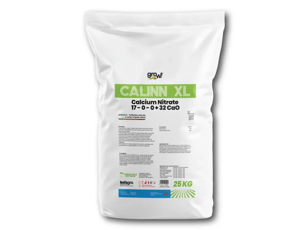 Grow CALINN XL Calcium Nitrate 17-0-0 + 32CaO - Calcium Nitrate Fertilizer