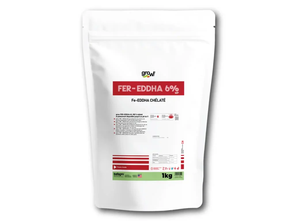 Grow FER-EDDHA %6 - High-Quality Iron Chelate Fertilizer