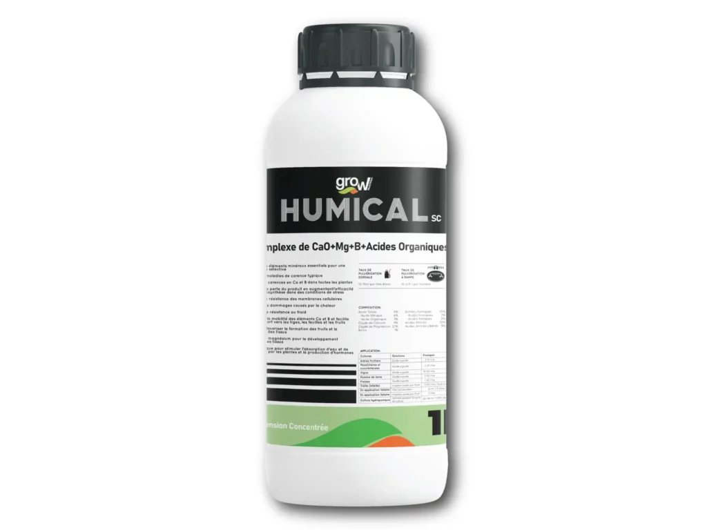 Grow HUMICAL CaO + Mg + B + Zn + Mn + Cu with Humic Acid - Multi-Nutrient Fertilizer