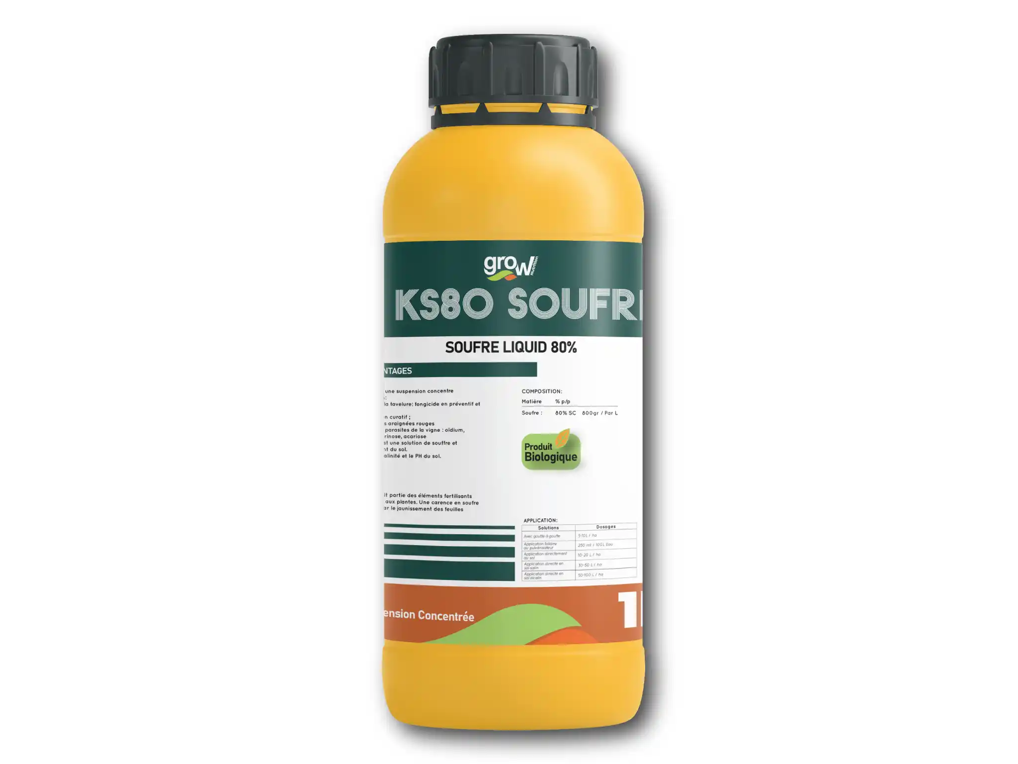 Grow KS80 Soufre - Liquid Fertilizer with 80% Elemental Sulfur