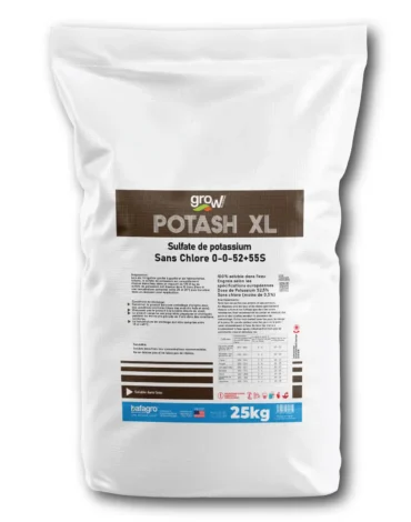 Grow POTAS XL Potassium Sulphate (Non-Chloride) 0-0-52.5 + 55S - Potassium Sulphate Fertilizer