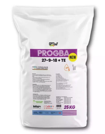 Grow PROGBA 27-9-18 + TE - Nitrogen-Rich Fertilizer for Vigorous Growth