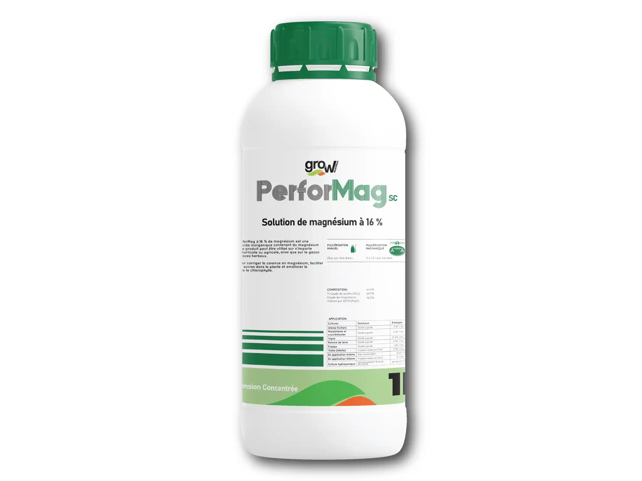 Grow PerforMag Liquid 16MgO 16-24 - Liquid Magnesium Fertilizer